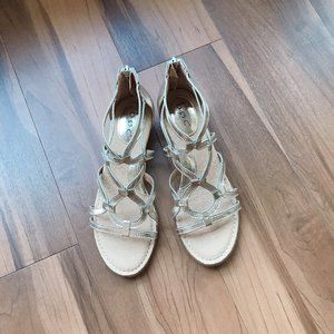B.O.C Gladiator Sandals Metallic Gold NWOB